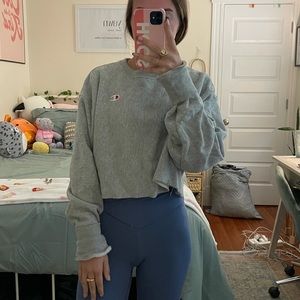 Cropped Champion crew (Child XL/womens XS)